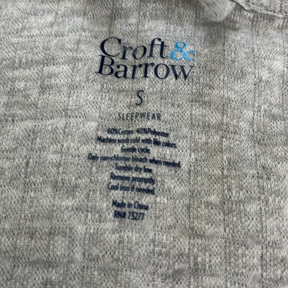 Croft & Barrow Gray Robe - Picture 3 of 6